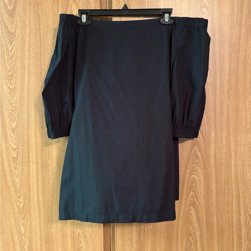 Ralph Lauren black off the shoulder top/dress size large